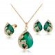 Wholesale Jewelry Peacock Necklace Set Wholesale Jewelry Peacock Necklace Set